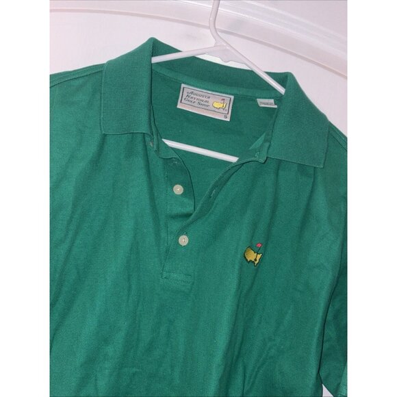 Augusta National MASTERS Small Golf Shop Shirt Green‎ With Logo - Picture 1 of 2